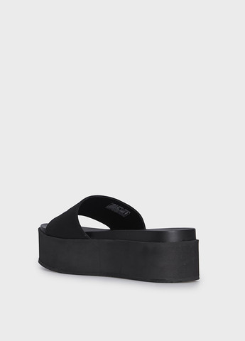 Черные шлепанцы Calvin Klein Jeans с логотипом