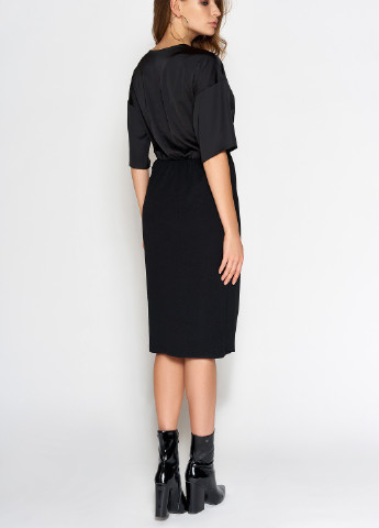 Черное повседневный платье в классическом стиле черного цвета Jadone Fashion