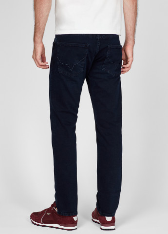 Темно-синие демисезонные прямые джинсы Pepe Jeans