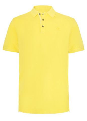Желтая мужская футболка поло State of Art однотонная