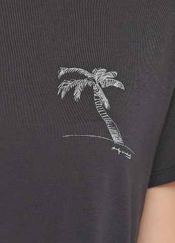 Темно-серая летняя футболка Billabong