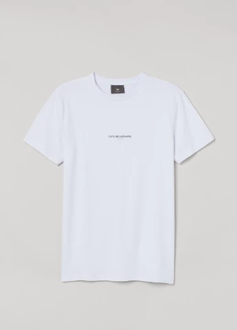 Белая футболка H&M