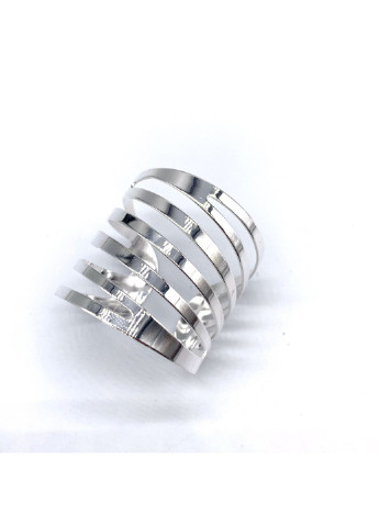 Кольцо для салфеток Спираль 6890 серебристое Power (254441197)