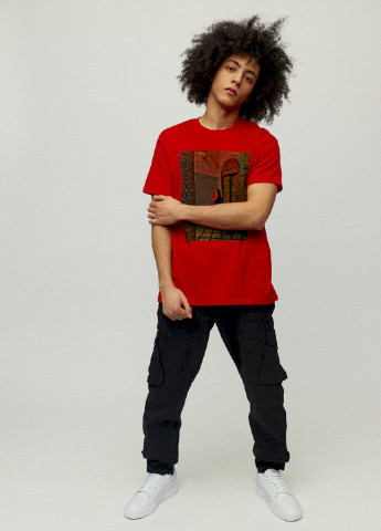 Красная футболка мужская YAPPI