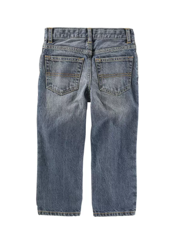 Серые демисезонные прямые джинсы OshKosh