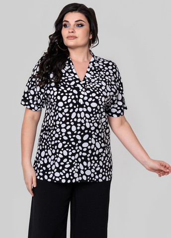 Чорно-біла блуза A'll Posa