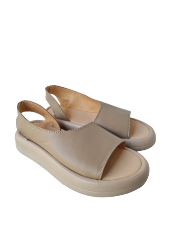 Бежевые босоножки Donna без застежки