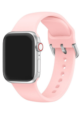 Силіконовий ремінець для годинника Apple Watch 38mm, 40mm, Series 5 4 3 2 1. Altum рожевий