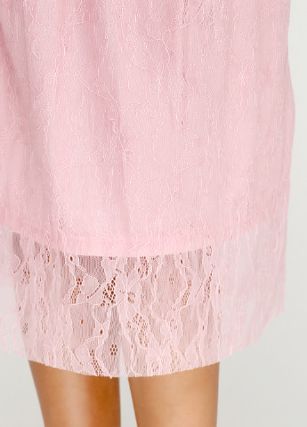 Розовая кэжуал однотонная юбка Minimum миди