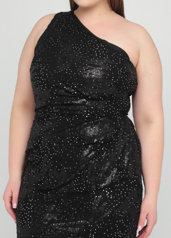 Черное вечернее платье годе Jessica Wright однотонное