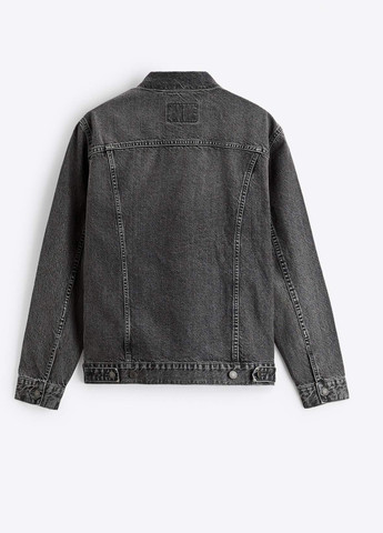 Темно-сіра демісезонна куртка куртка-піджак Zara