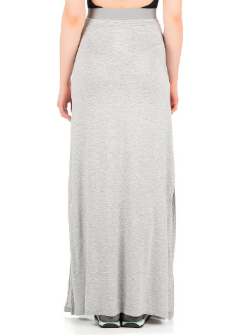 Светло-серая кэжуал меланж юбка H&M макси