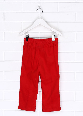 Красные кэжуал демисезонные прямые брюки Polly Flinders