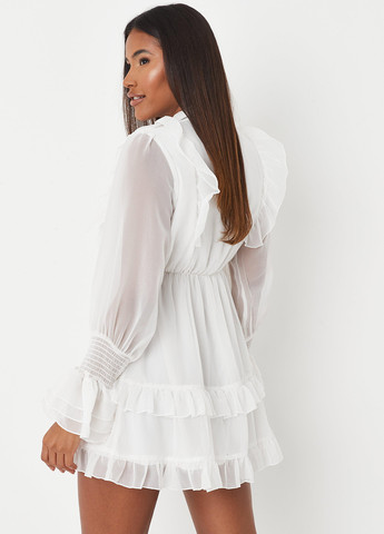 Белое кэжуал платье Missguided однотонное