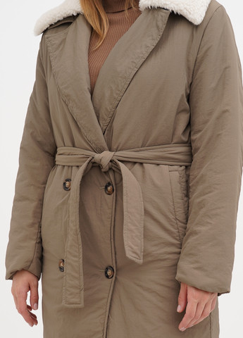 Оливкова (хакі) демісезонна куртка куртка-пальто Boohoo