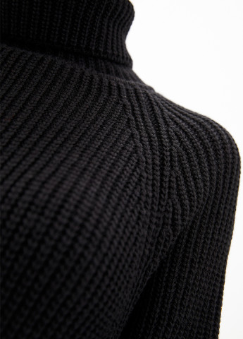 Черное кэжуал платье платье-свитер Sewel однотонное