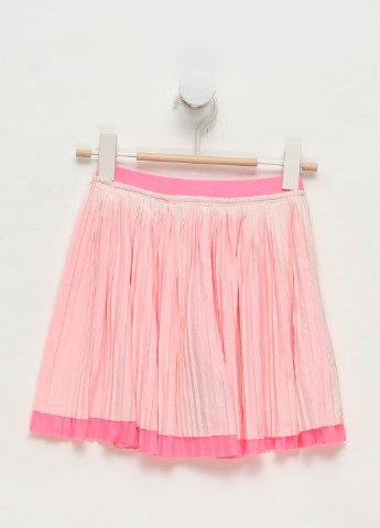 Розовая кэжуал однотонная юбка Supertrash плиссе, клешированная