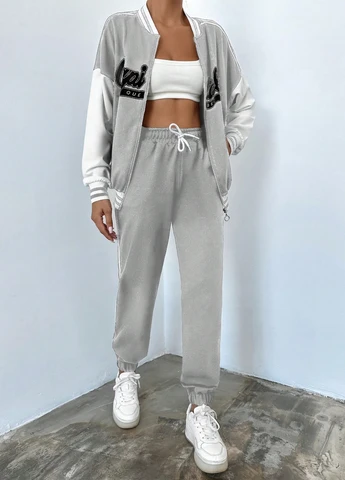 Костюм (бомбер, брюки) SHEIN (310276571)