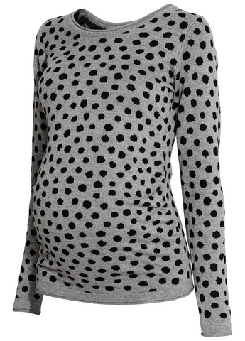 Серый демисезонный джемпер для беременных джемпер H&M