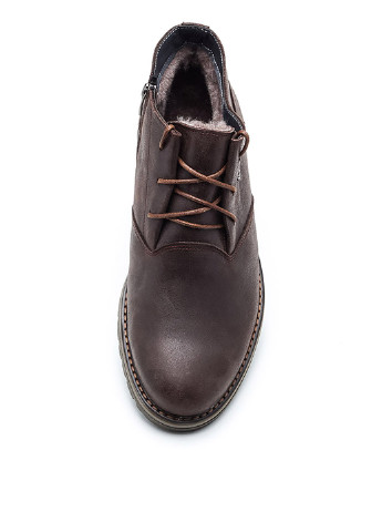 Темно-коричневые зимние ботинки Broni