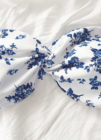 Белый летний купальник (лиф, трусики) раздельный SHEIN