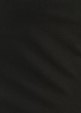 Черное вечернее платье с открытыми плечами KOTON однотонное