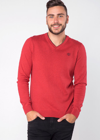 Коралловый демисезонный пуловер пуловер Tom Tailor