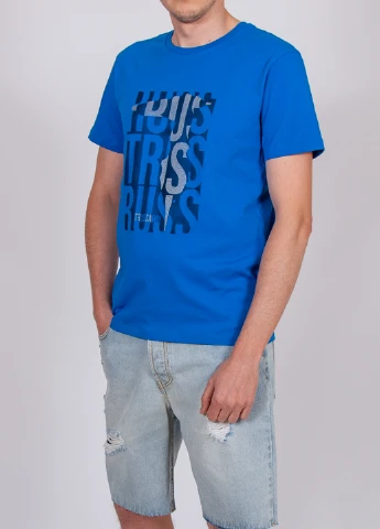 Синя футболка Trussardi Jeans