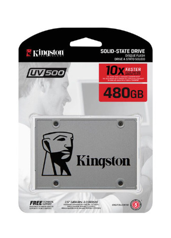 Внутренний SSD UV500 480GB 2.5" SATAIII TLC (SUV500/480G) Kingston Внутренний SSD Kingston UV500 480GB 2.5" SATAIII TLC (SUV500/480G) комбинированные