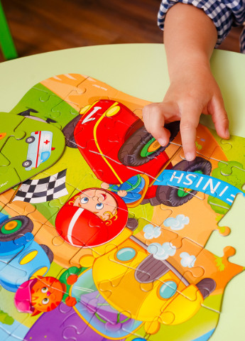 Пазли у дой-пак упаковці 2 в 1 «Машини» RK1140-03 Roter Kafer (255345030)