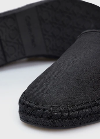 чорні еспадрилі Calvin Klein однотонний (328000788)