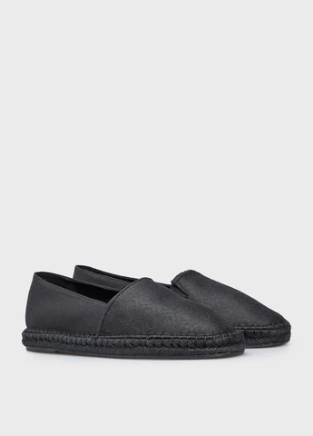чорні еспадрилі Calvin Klein однотонний (328000788)