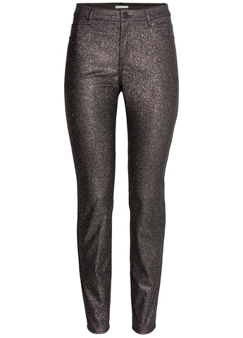 Черно-белые джинсовые, кэжуал, коктейльный демисезонные зауженные брюки H&M