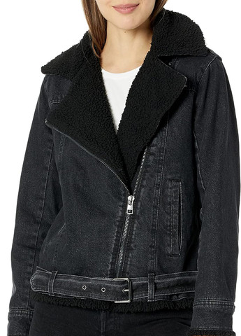 Черная демисезонная куртка Calvin Klein