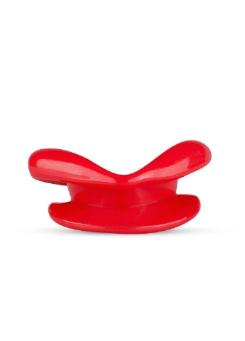 Силіконова капа-розширювач для рота у формі губ / капа-губи XOXO Blow Me A Kiss Mouth Gag - Red Fetish Tentation (252383191)