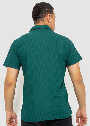 Изумрудная футболка-поло для мужчин Ager однотонная