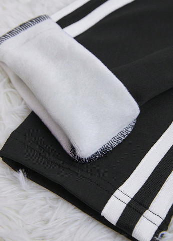 Черные демисезонные леггинсы SHEIN