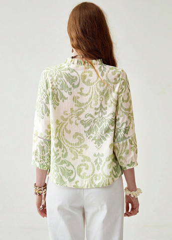Молочная блуза SHEIN