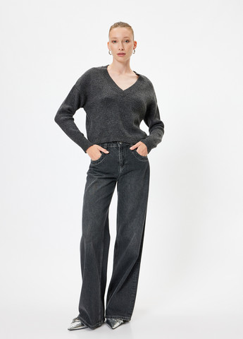 Темно-сірий демісезонний пуловер пуловер KOTON