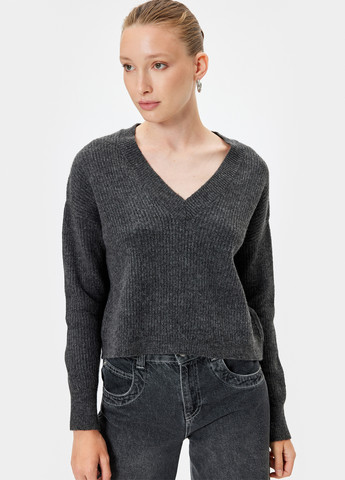 Темно-сірий демісезонний пуловер пуловер KOTON