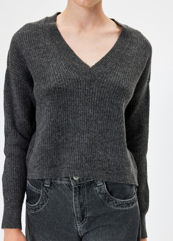 Темно-сірий демісезонний пуловер пуловер KOTON