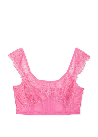 Рожевий демісезонний комплект (бюстьє, трусики) Victoria's Secret