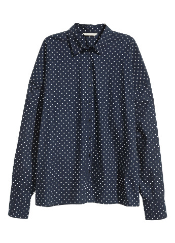 Темно-синя блуза H&M