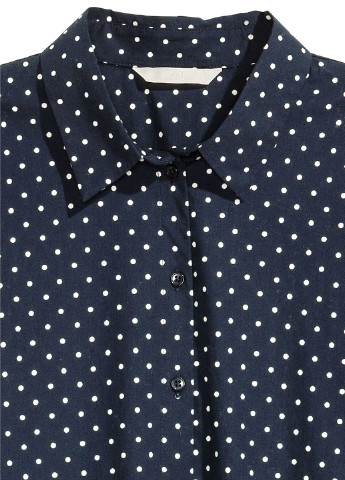 Темно-синя блуза H&M