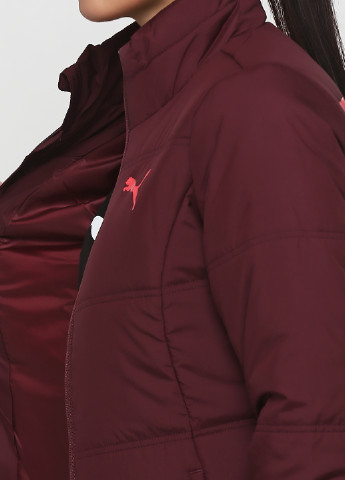 Бордовая демисезонная куртка Puma Essentials Padded Jacket