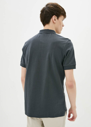 Темно-серая футболка-поло для мужчин Promin однотонная