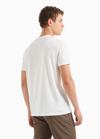 Біла футболка Armani Exchange