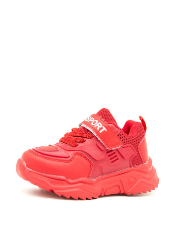 Детские красные осенние кроссовки XIFA на шнурках для мальчика