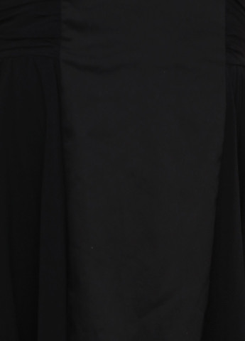 Чорна коктейльна сукня бандо, кльош Asos однотонна