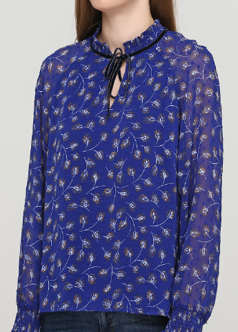 Синяя демисезонная блуза Comma, by s.Oliver